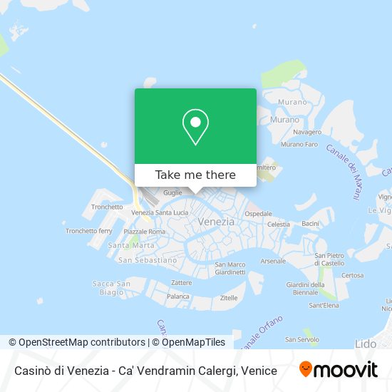 Casinò di Venezia - Ca' Vendramin Calergi map