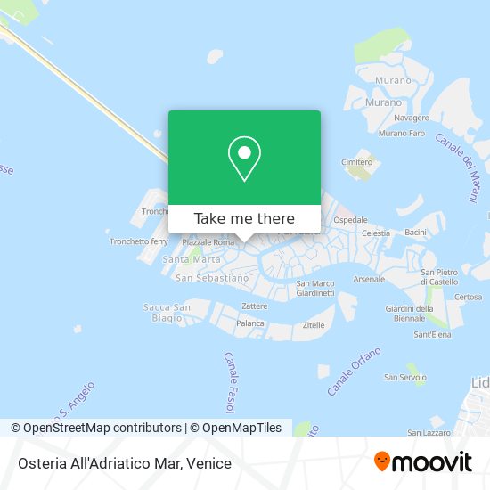 Osteria All'Adriatico Mar map