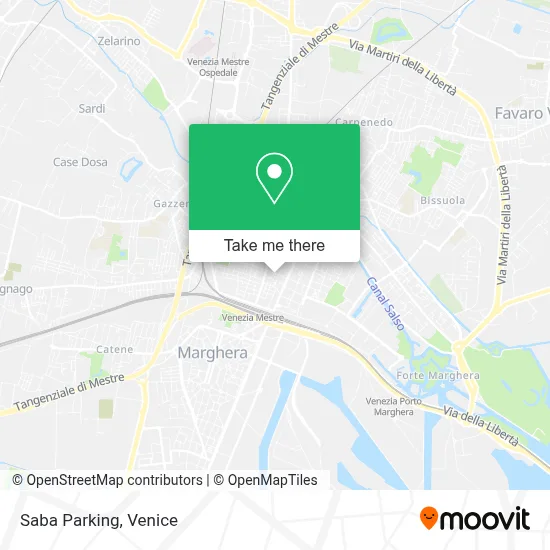 Saba Parking map