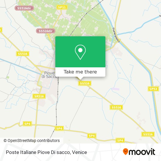 Poste Italiane Piove Di sacco map