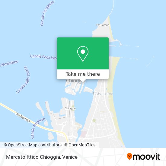 Mercato Ittico Chioggia map