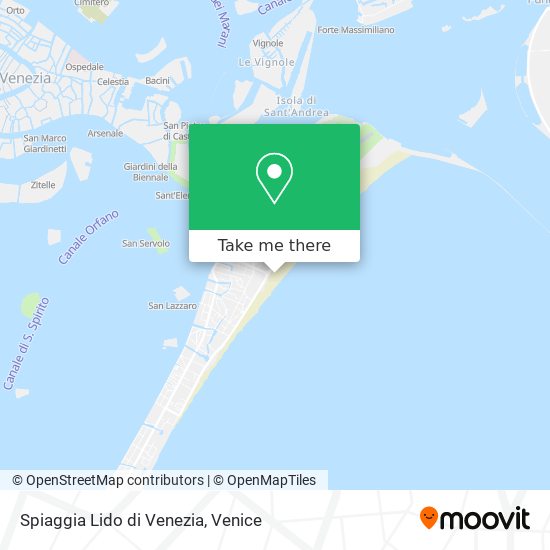 Spiaggia Lido di Venezia map