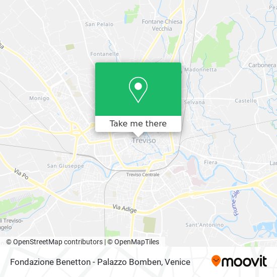 Fondazione Benetton - Palazzo Bomben map