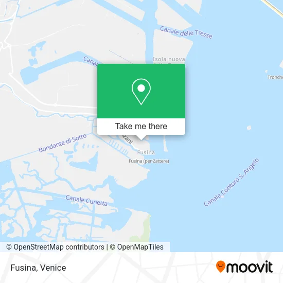 Fusina map