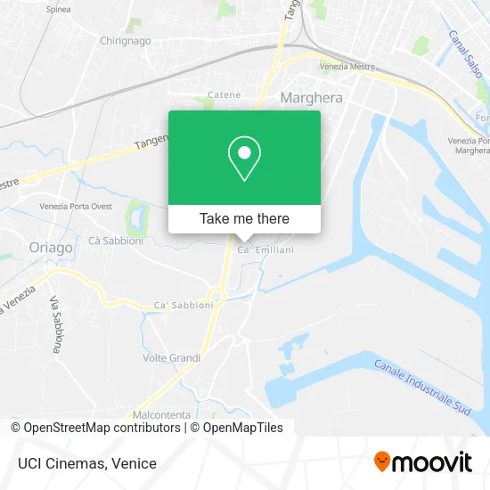 UCI Cinemas map