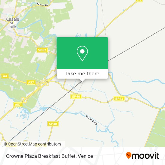 Crowne Plaza Breakfast Buffet map