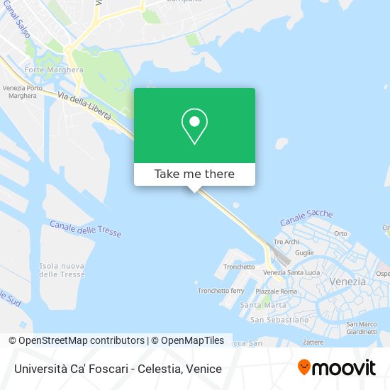 Università Ca' Foscari - Celestia map