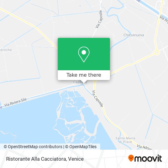 Ristorante  Alla Cacciatora map