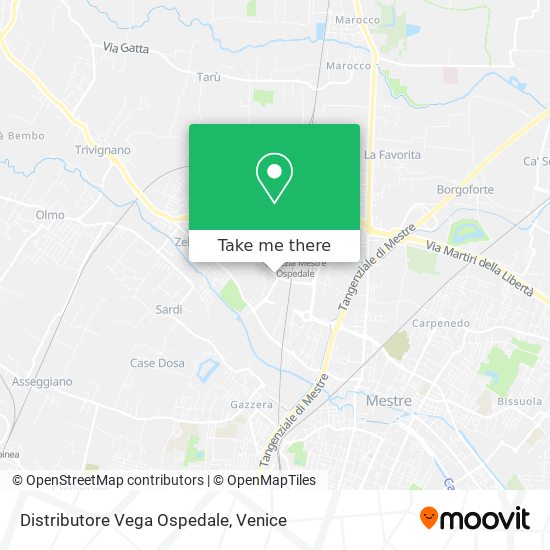 Distributore Vega Ospedale map