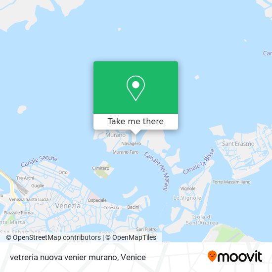 vetreria nuova venier murano map