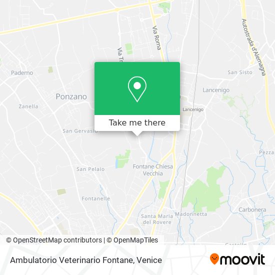 Ambulatorio Veterinario  Fontane map