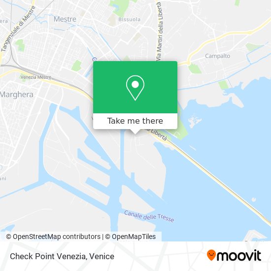 Check Point Venezia map