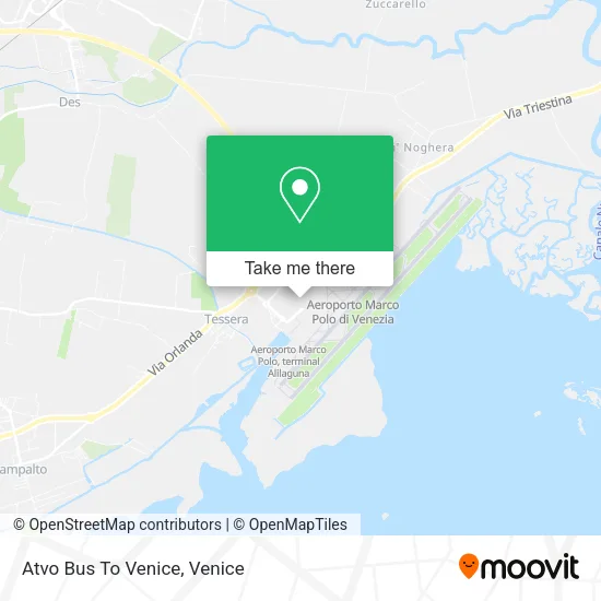 Atvo Bus To Venice map