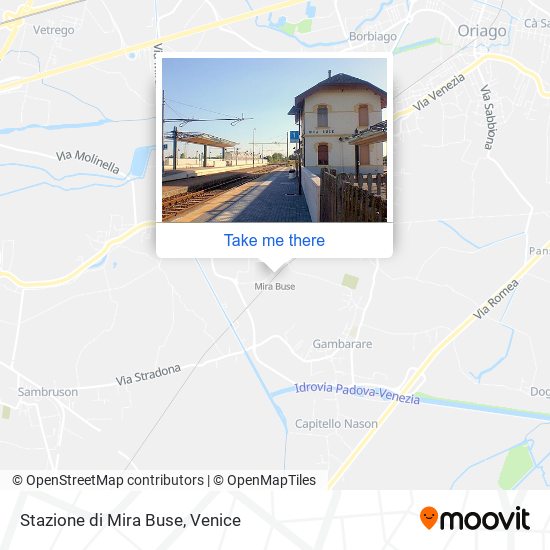 Stazione di Mira Buse map