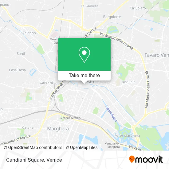 Candiani Square map