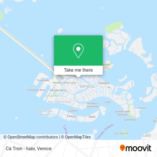 Cà Tron - Iuav map