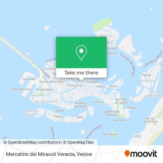 Mercatino dei Miracoli Venezia map