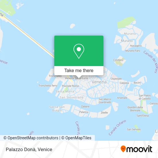 Palazzo Donà map