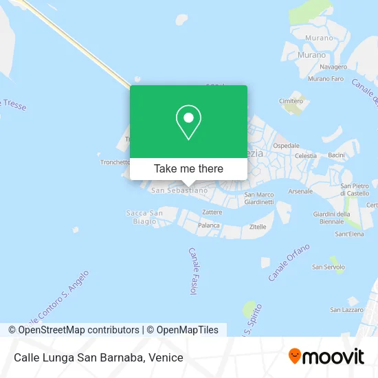 Calle Lunga San Barnaba map