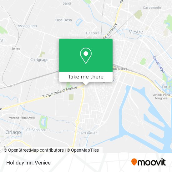 Holiday Inn map