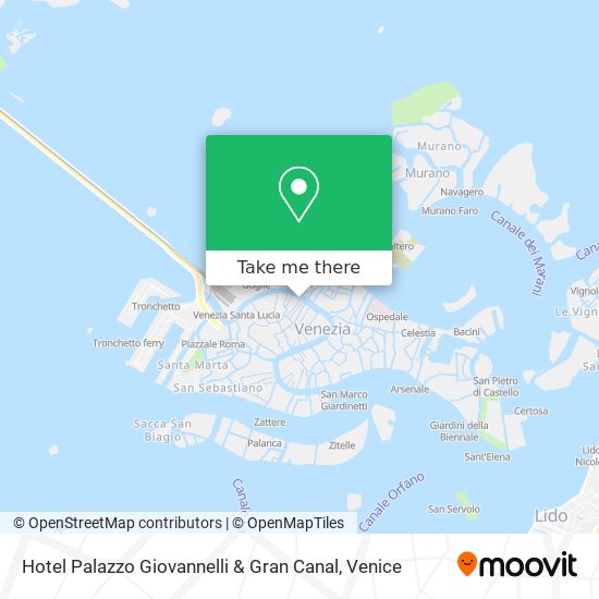 Hotel Palazzo Giovannelli & Gran Canal map