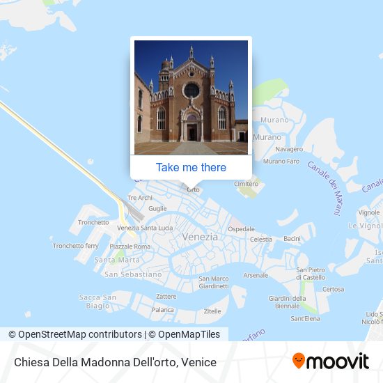 Chiesa Della Madonna Dell'orto map