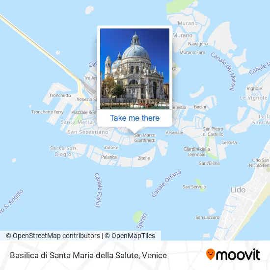 Basilica di Santa Maria della Salute map