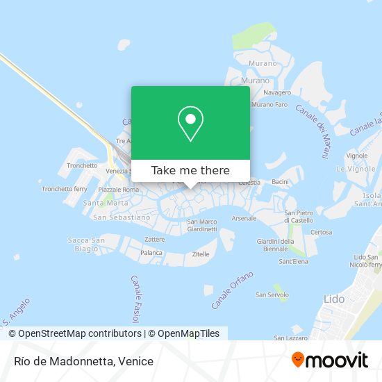 Río de Madonnetta map