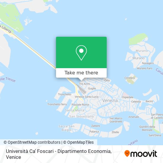 Università Ca' Foscari - Dipartimento Economia map