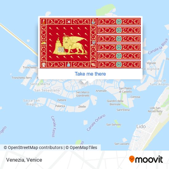 Venezia map