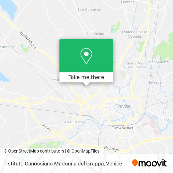 Istituto Canossiano Madonna del Grappa map