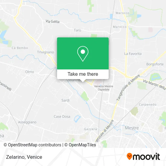 Zelarino map