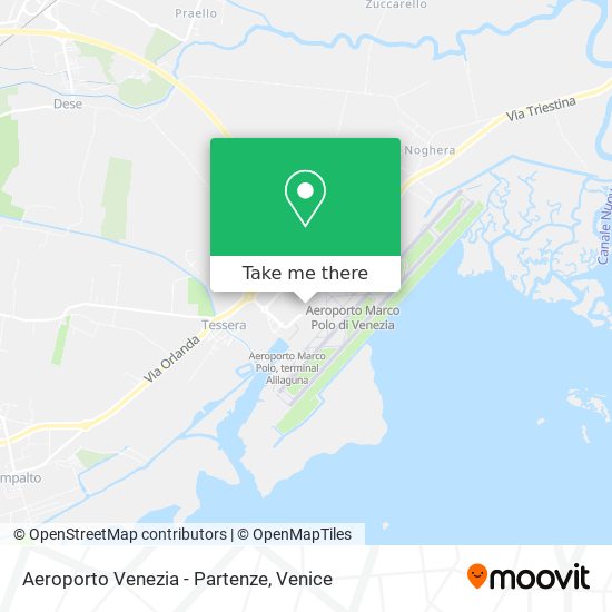 Aeroporto Venezia - Partenze map