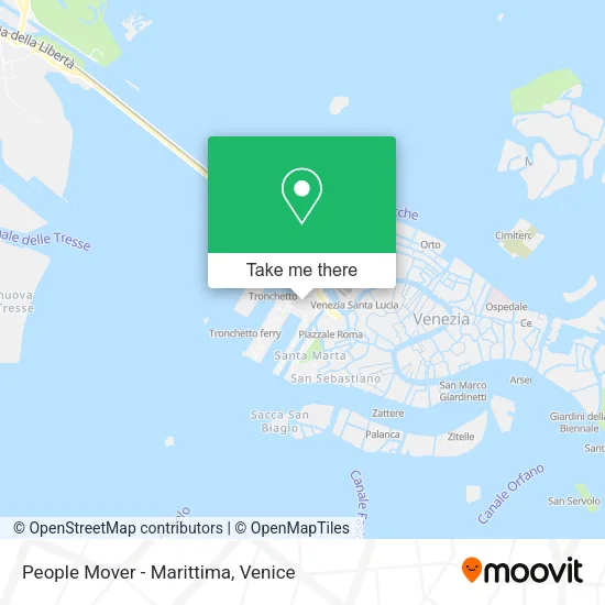 People Mover - Marittima map