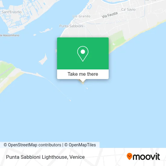 Punta Sabbioni Lighthouse map
