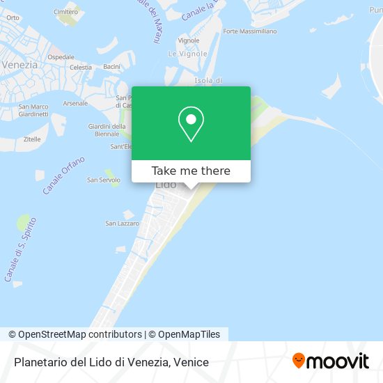 Planetario del Lido di Venezia map