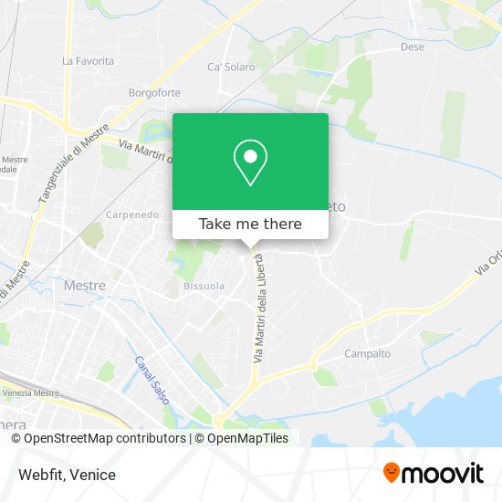 Webfit map