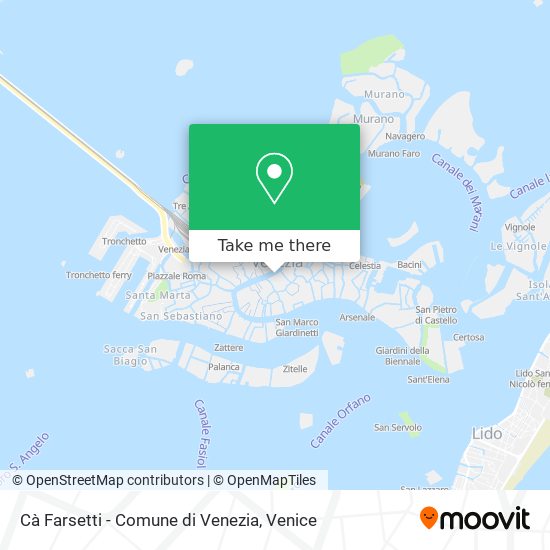 Cà Farsetti - Comune di Venezia map