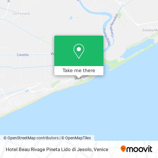 Hotel Beau Rivage Pineta Lido di Jesolo map