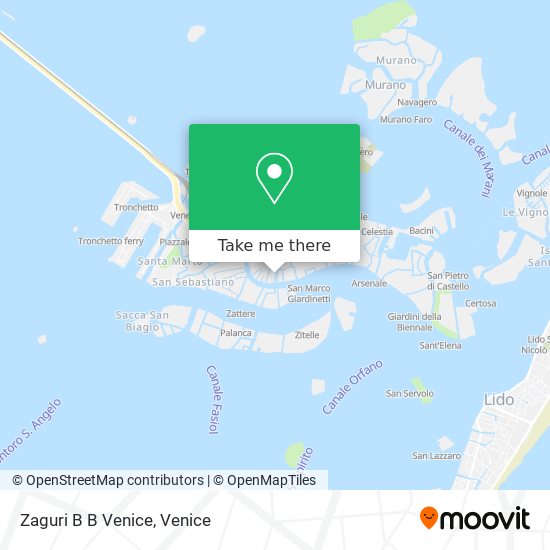 Zaguri B B Venice map