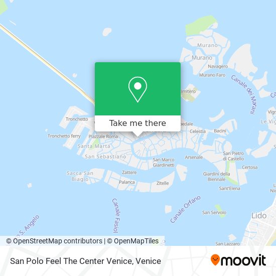 San Polo Feel The Center Venice map