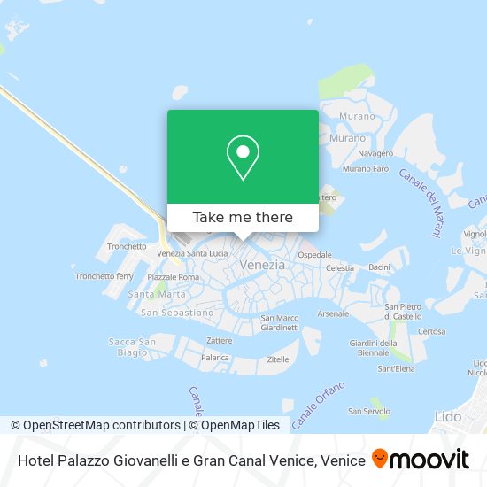 Hotel Palazzo Giovanelli e Gran Canal Venice map