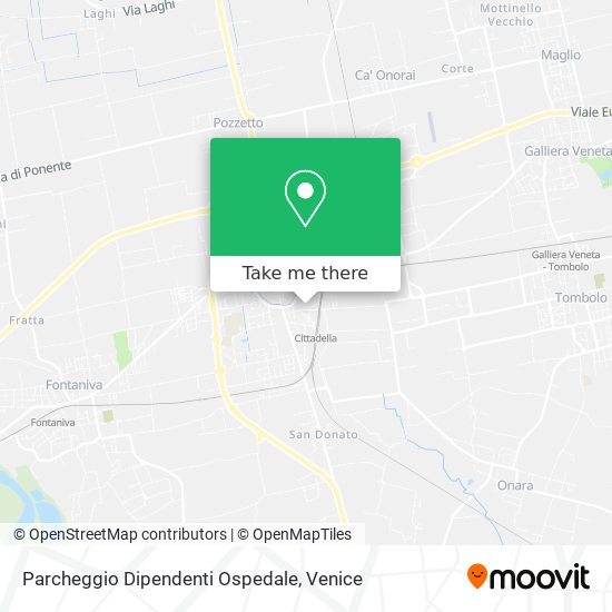 Parcheggio Dipendenti Ospedale map