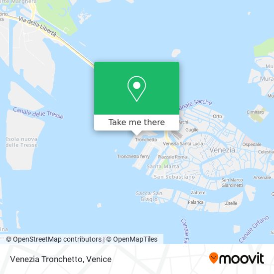 Venezia Tronchetto map