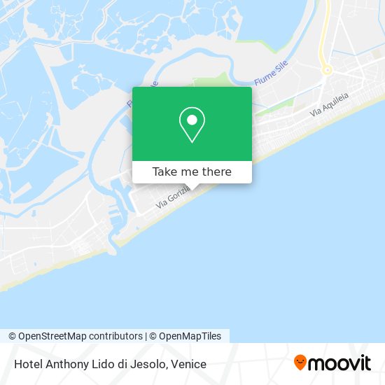 Hotel Anthony Lido di Jesolo map