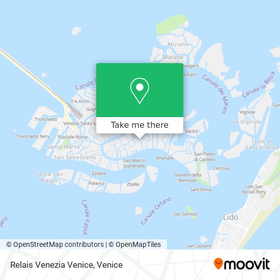 Relais Venezia Venice map