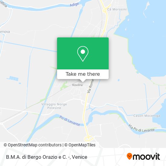 B.M.A. di Bergo Orazio e C. - map
