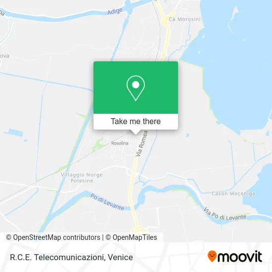 R.C.E. Telecommunications map