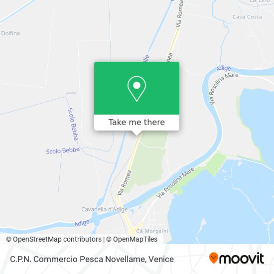 C.P.N. Commercio Pesca Novellame map