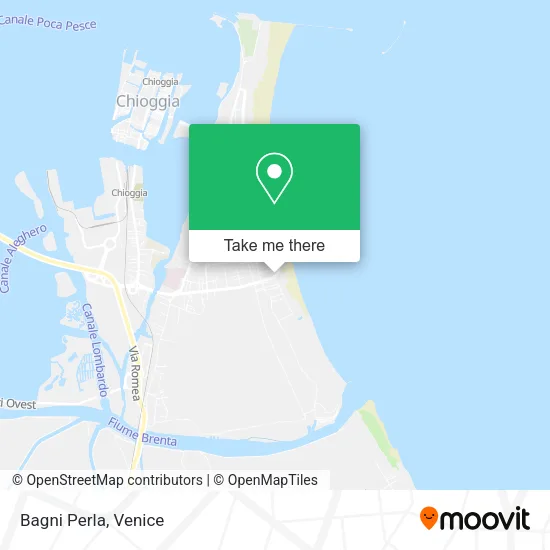 Bagni Perla map
